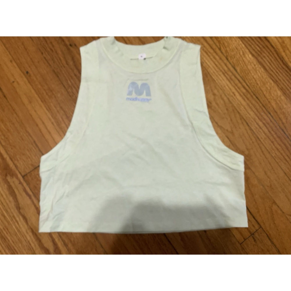 Lululemon x Madhappy All Yours Crop Tank Top Mint Colored Size 2